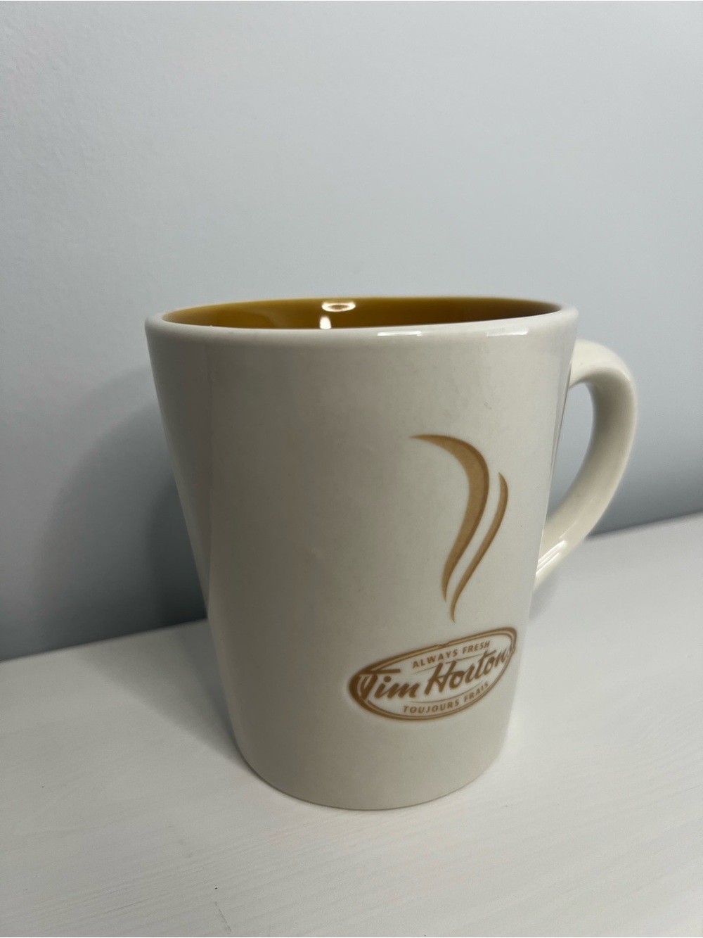 Tim Hortons Limited Edition #006 Ceramic Coffee Mug Tan Interior Collectible - Picture 4 of 8